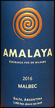 Amalaya 2016 Malbec