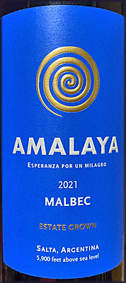 Amalaya 2021 Malbec