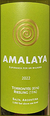 Amalaya 2022 Blanco