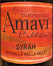 Amavi 2018 Syrah