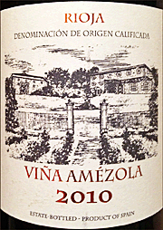 Amezola de la Mora 2010 Vina Amezola