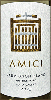 Amici 2025 Rutherford Sauvignon Blanc