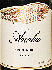 Anaba 2013 Sonoma Coast Pinot Noir