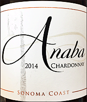 Anaba 2014 Sonoma Coast Chardonnay