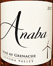 Anaba 2017 Rose of Grenache