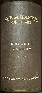 Anakota 2019 Knights Valley Cabernet Sauvignon
