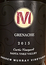 Andrew Murray 2013 Grenache