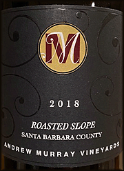 Andrew Murray 2018 Roasted Slope Syrah