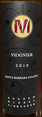 Andrew Murray 2019 Viognier