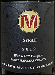 Andrew Murray 2019 Watch Hill Syrah