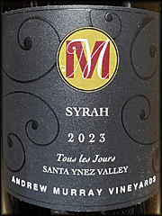 Andrew Murray 2023 Tous Les Jours Syrah