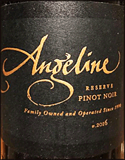 Angeline 2016 Reserve Pinot Noir