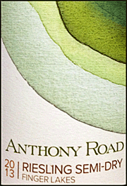 Anthony Road 2013 Semi-Dry Riesling