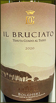 Antinori 2020 Guado al Tasso Il Bruciato