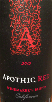 Apothic 2012 Red