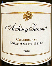 Archery Summit 2018 Eola-Amity Hills Chardonnay