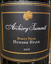 Archery Summit 2019 Dundee Hills Pinot Noir