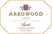 Arrowood 2006 Saralee's Syrah