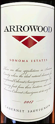 Arrowood 2017 Sonoma Estates Cabernet Sauvignon