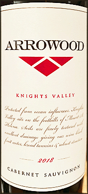 Arrowood 2018 Knights Valley Cabernet Sauvignon