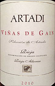 Artadi 2010 Vinas de Gain