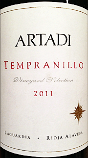 Artadi 2011 Tempranillo