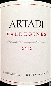 Artadi 2012 Valdegines