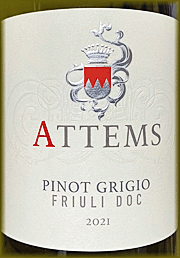 Attems 2021 Friuli Pinot Grigio