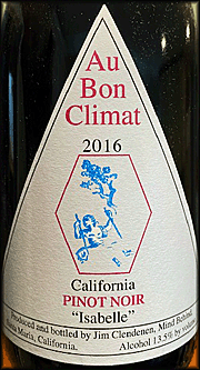 Au Bon Climat 2016 Isabelle Pinot Noir