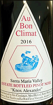 Au Bon Climat 2016 Knox Alexander Pinot Noir