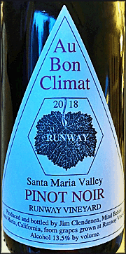 Au Bon Climat 2018 Runway Pinot Noir