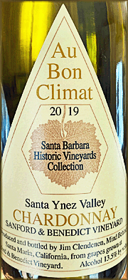 Au Bon Climat 2019 Sanford & Benedict Chardonnay