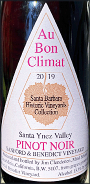 Au Bon Climat 2019 Sanford & Benedict Pinot Noir