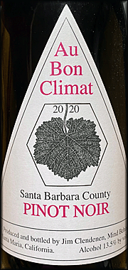 Au Bon Climat 2020 Santa Barbara Country Pinot Noir
