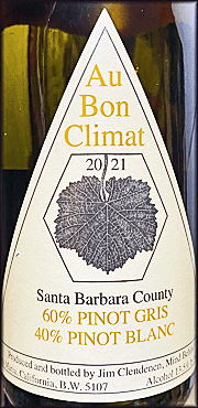 Au Bon Climat 2021 Pinot Gris & Pinot Blanc