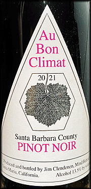 Au Bon Climat 2021 Santa Barbara Country Pinot Noir