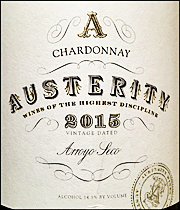 Austerity 2015 Chardonnay