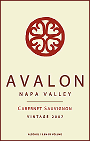Avalon 2007 Napa Cabernet