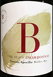 B Vintners 2016 Fire Heath Chardonnay