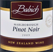 Babich 2009 Pinot Noir