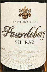 Babylon's Peak 2018 Shiraz