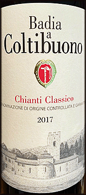 Badia a Coltibuono 2017 Chianti Classico