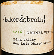 Baker & Brain 2016 Gruner Veltliner