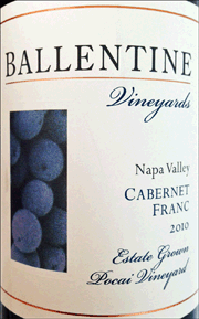 Ballentine 2010 Cabernet Franc