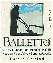 Balletto 2008 Rose of Pinot Noir