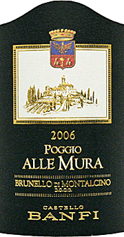 Banfi 2006 Poggio Alle Mura Brunello de Montalcino