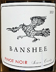 Banshee 2021 Sonoma County Pinot Noir