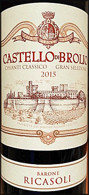 Barone Ricasoli 2015 Chianti Classico Castello di Brolio Gran Selezione