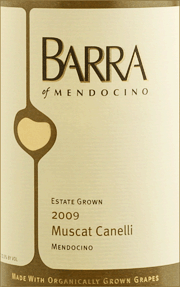 Barra 2009 Muscat Canelli
