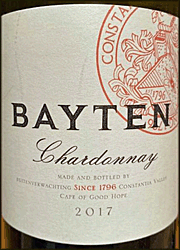 Bayten 2017 Chardonnay